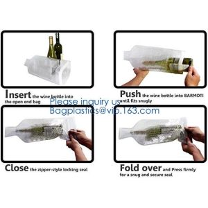 USA Amazon WineSkin Protector Reusable Wine Bottle Transport Bubble Packaging