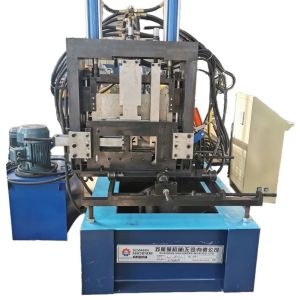 1.0mm-3.0mm CUZ Purlin Roll Forming Machine Quick Change Galvanized Steel