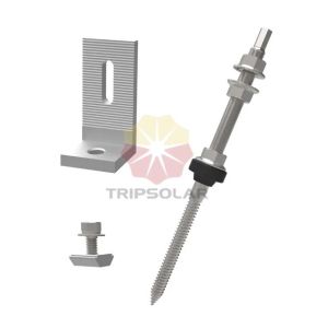 Aluminum Stainless Steel 304 Wood Thread Hanger Bolts for Solar Mounting at Good