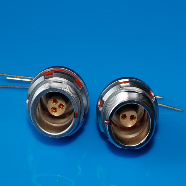 IP68 Lemo K Series Circular Connector With Printed Circuit Board Socket
