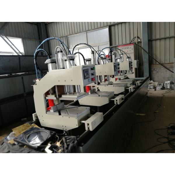 China Double Head Vinyl Window Machine , UPVC Window Making Machine Custom Made on sale China Double Head Vinyl Window Machine , UPVC Window Making Machine Custom Made on sale