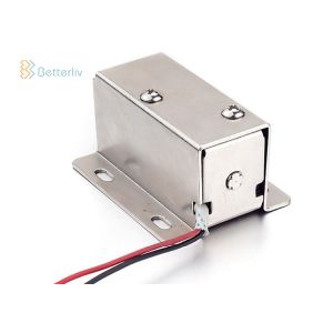 10mm Smart Electromagnetic Solenoid Lock DC 12V Round Head