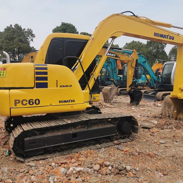 Used Track Komatsu 5t Excavator PC60-7 Hydraulic Crawler Digger