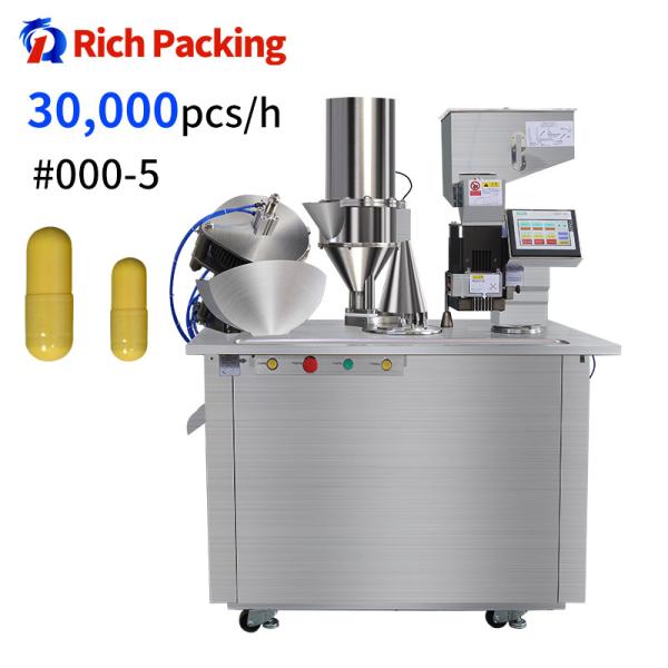 Buy High Speed Capsule Filling Machine Semi Automatic Pharmaceutical Making Capsules at wholesale prices