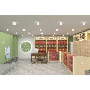 02-DYJYS003, Elegant and Simple Style Pharmacy Store in Xining featuring 52 Main