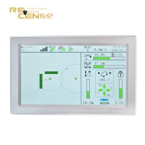Intelligent Tower Crane Anti Collision System Hammerhead Luffing 10 Inch Screen