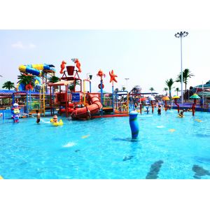 Swimming Pool Water Park Construction , kids outdoor Aquatic Playground