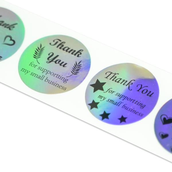 66 Custom Hologram Vinyl Packaging Sticker Labels 2D 3D Printing Logo