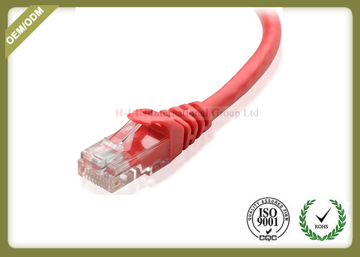 Quality Professional Category 6 Patch Cable / Ethernet Patch Leads RoHS Material for sale