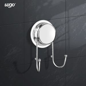 WGO 110mm Bathroom Wall Hooks SS304 Waterproof Adhesive Shower Hooks