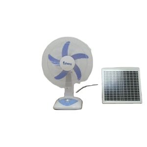 12v 16 Inch Rechargeable Table Fan Solar AC / DC With Timer And Adapter