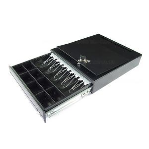 8.5 KG 400D POS Cash Drawer RJ12 , Metal Cash Till Drawer CE ROHS ISO Approval