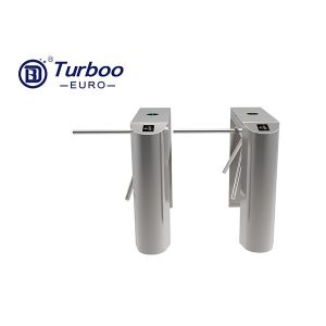 Waist Height Access Control Turnstile Pedestrian Waterproof Semi Automatic