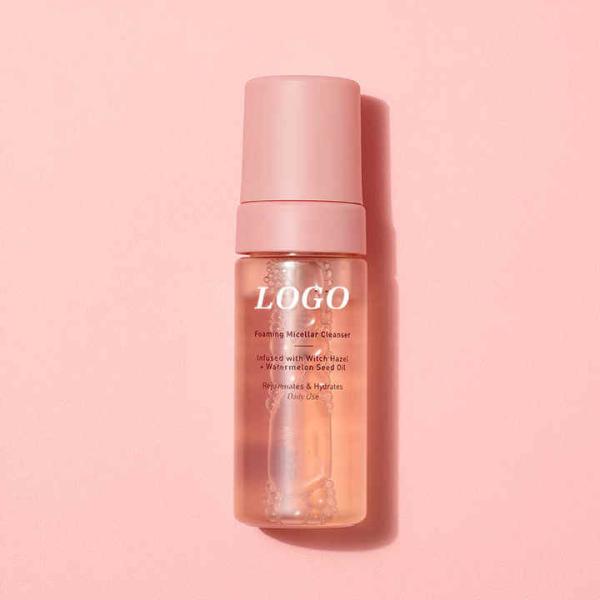 AiXin Private Label 100ML Gently Hydration Skin Removes Makeup Face Wash Facial Cleanser Watermelon Foaming Micellar Cleanser