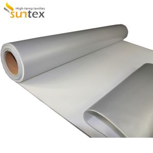 silicone rubber coated fiberglass fabric for Expansion Joint,fire curtain,smoke