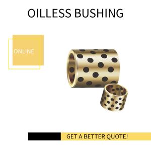 C86300 Manganese Bronze Graphite Oilless Standard Bronze Bushing Component