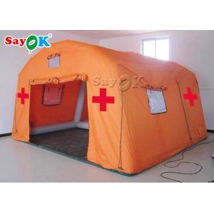 inflatable emergency tent Fire Proof PVC Tarpaulin Inflatable Medical Tent /