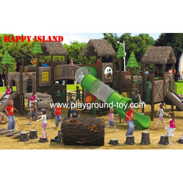 Buy Natural Landscape New Design Children Playground Slide For Kids at wholesale prices