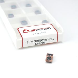 Turning U Drill Inserts Pvd Coated SPMG050204 SPMX Cnc Lathe Use