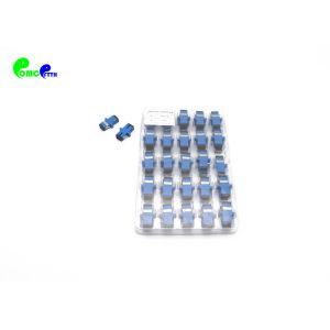 High Repeatability SC Simplex Single Mode Fiber Optic Adapter 9 / 125μm With