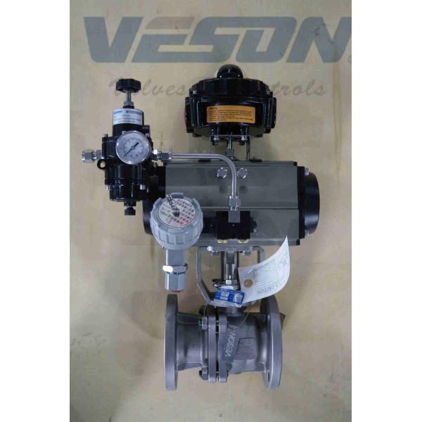 Buy Pneumatic Actuated Emergency Shutdown Valve Ball Valve KITZ Oil Media at wholesale prices