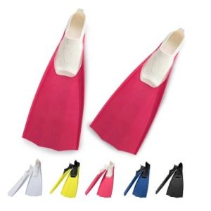 Flexible TPR PP Adjustable Snorkel Fins Closed Full Foot Pocket Diving