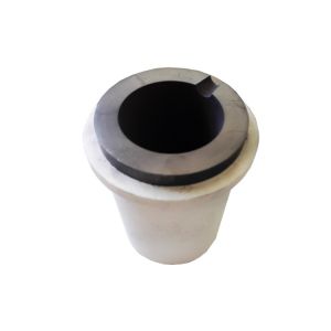 3kg High Temperature Graphite Furnace Crucible With Ceramic Sleeve