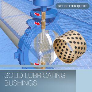 Solid Lubricating Graphite Bronze Oilless Water Valves Bushing