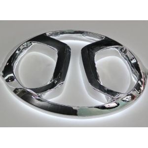 Pvd Chrome Vacuum Metalizing Machine Automotive Logo Chroming Vertical
