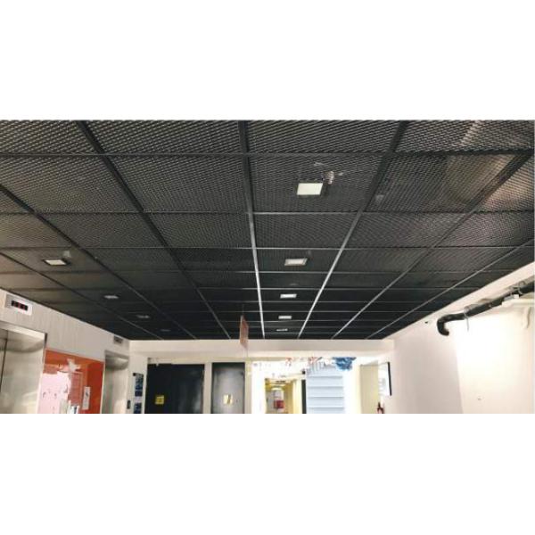 595x595mm Aluminum Metal Ceiling Lay On Screen Mesh Panel