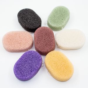 Oval Konjac Sponge Biodegradable