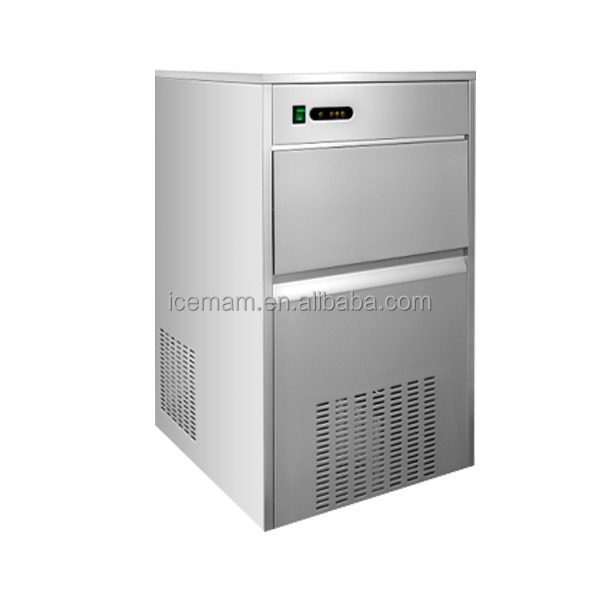 IM-60A Small Ice Maker Machine Commercial Bullet Ice 20 Grams Stainless Steel