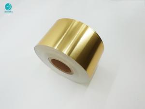 China OEM Golden Composite 83mm Aluminium Foil Paper For Cigarette Inner Package on sale
