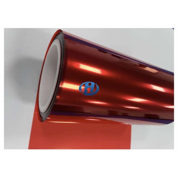 Buy 20 μm Red PET Anti Static & Silicone Coating Film For Converting Process in 3C industries at wholesale prices
