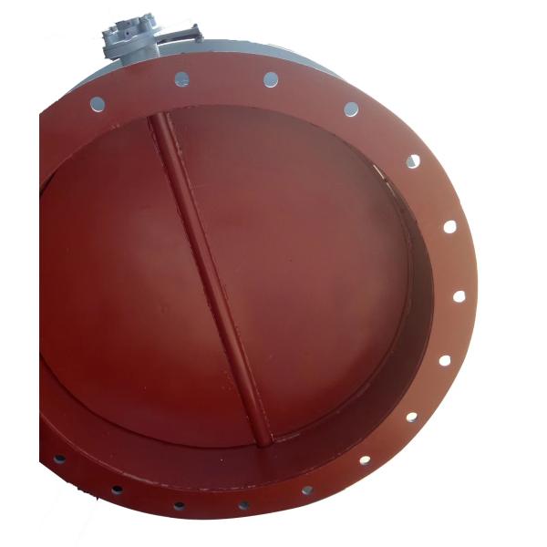 Flue Gas Damper Stainless Steel Valve High Temperature Resistance Waste-to-Energy Plants