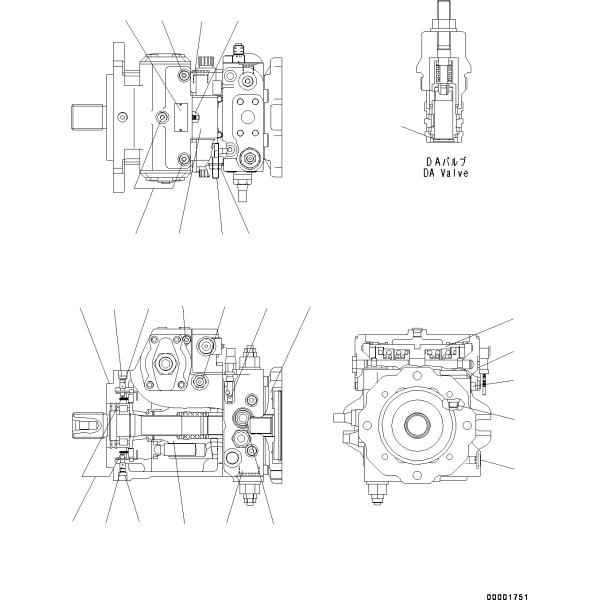 KOMATSU 417-18-31101 Parts PUMP