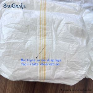 XL Fluff Pulp Deodorize Non Woven Fabric Printed Adult Diaper with 6000ml