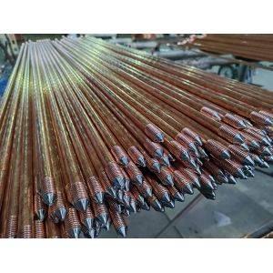 China Robust Durable Copper-plated Ground Rods For Electrical Grounding on sale