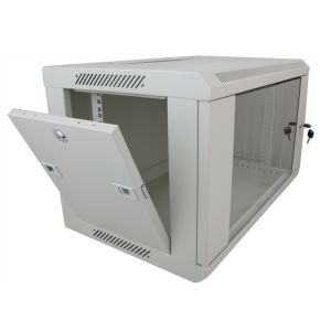 Quality 450 / 600mm Depth Server Wall Mount Data Rack With Removable Side Panel for sale