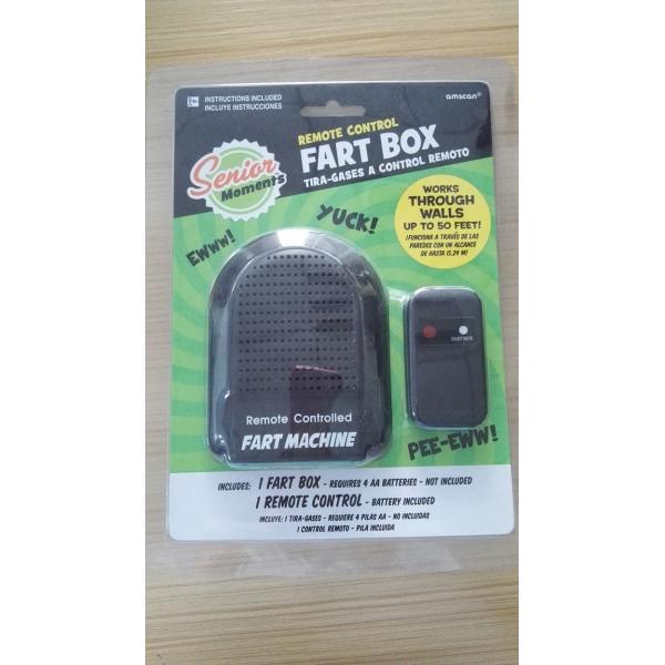 Abs Black Adult And Children Amusement Funny Fart Machine With Remote Controller