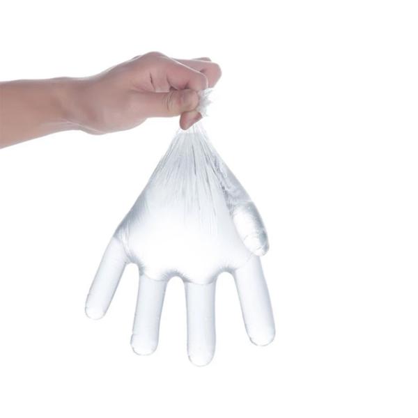 Dust Resistant Disposable Plastic Gloves Low Density Polyethylene For Food Service