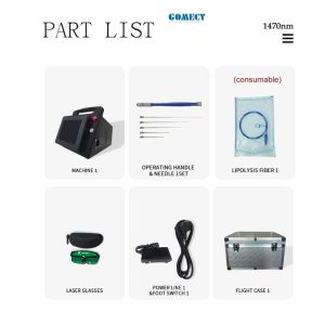 1470nm Laser Lipolysis Machine Submental 980nm Liposuction Neck Jowls Nasolabial