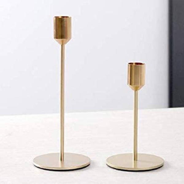 Nordic Minimalist Style Golden Candle Holder Votive Candle Holders