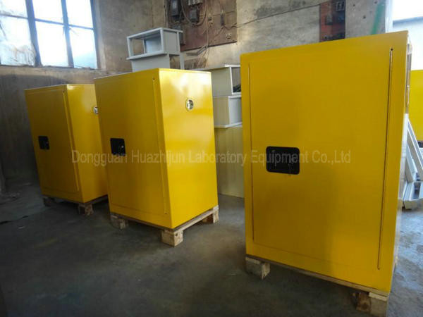 Buy Lockable Chemical Flammable Safety Cabinet Slip Resistant For School at wholesale prices