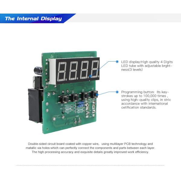 J model 96*96 mm Single Phase LED Current Ampere Meter