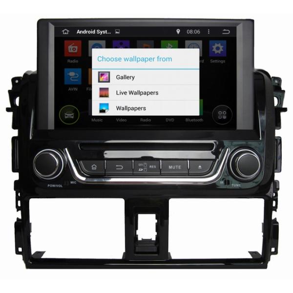 Ouchuangbo Pure Android 4.4 Car PC Stereo Radio DVD System for Toyota Yaris 2014 GPS Navi