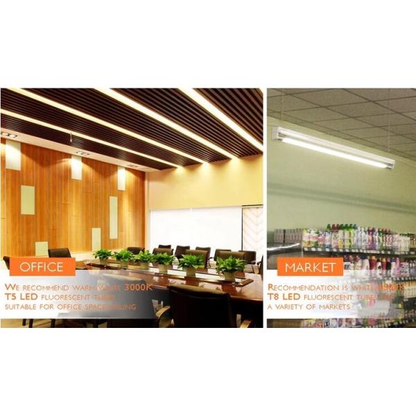 Aluminum 4ft Led Tube Lamp Light T8 Integration 18 Watt 1800lm G13 Linkable