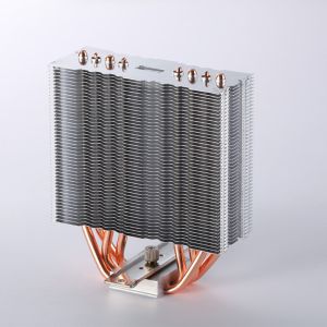 LF Folded Fin Thermal Heatsink , Anti Anodized Passive Heat Sink