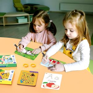 EN71 English Wipe Clean Activity Flash Cards For Toddlers