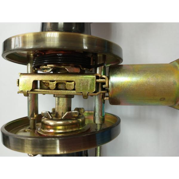 Entry Key Lock Door Knob Antique Brass Painting Long Working Lifespan